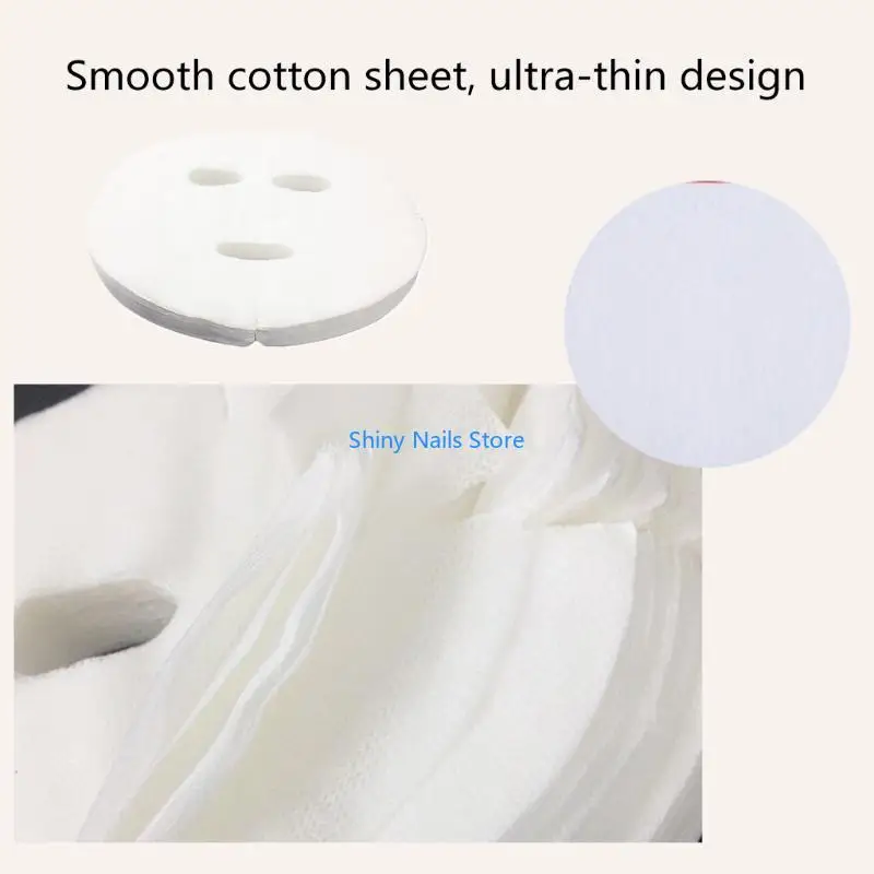 

50/80/100pcs Disposable Face Masks Non-woven Paper Face Masks Thin DIY Cosmetic for Facial Care Mask for Women Girls