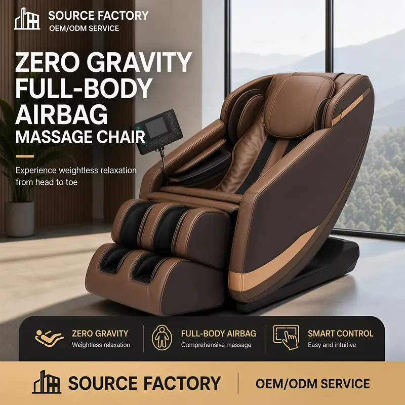 for Zero Gravity Electric 8D 6D Salon Massage Chair Bed Full Body Airbag New Arrival Good Price