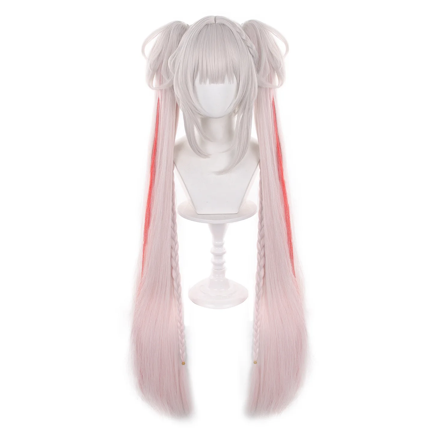 Honkai Star Rail Sparkle Sweet Dream Radio Wave Cos Wig 100cm Claw Clip Ponytail Scalp Top Anime Cosplay Hair With Free Wig Cap view 6