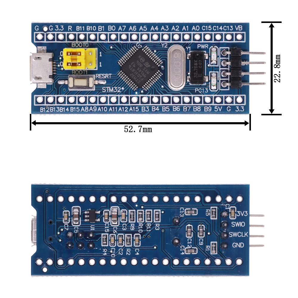 ST-LINK V2 Simulator Download Programmer STM32F103C8T6 ARM STM32F103C6T6 Minimum System Development Board STM32F401 STM32F411