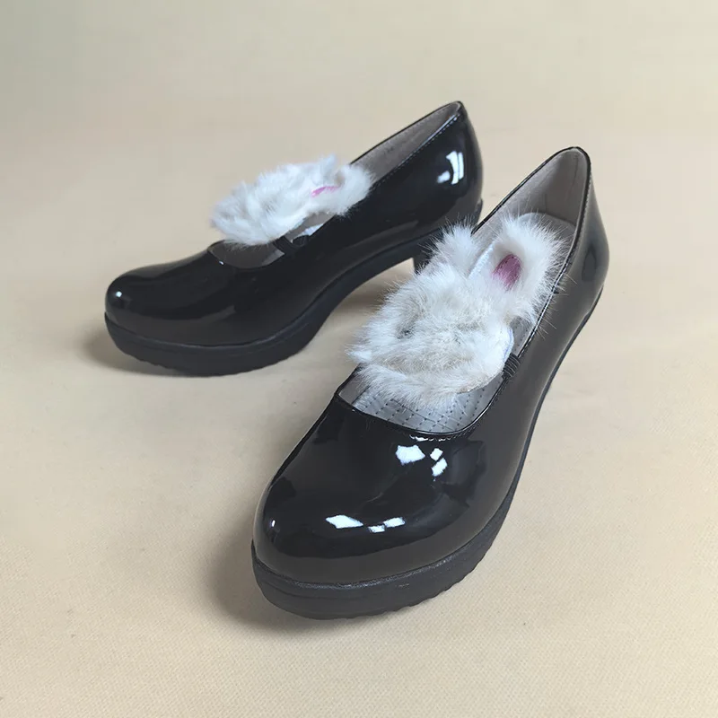 

Yu Cosplay Store Rabbit Girl Cosplay Boots Anime Performance Halloween Carnival Props Party Custom Shoes