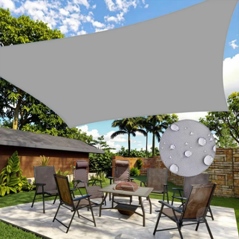 

Водонепроницаемая ткань, наружный солнцезащитный козырек, полиэстер, устойчивость к ультрафиолетовому излучению, водонепроницаемость, садовый карман, детская площадка во дворе.