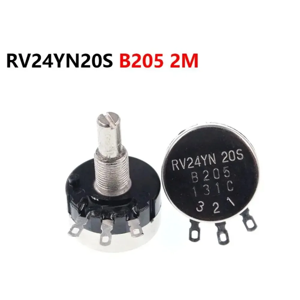 

Однооборотный потенциометр из углеродной пленки RV24YN20S B205, регулируемый резистор 2 м