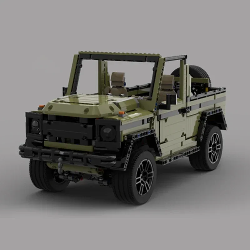 Moc Bouwstenen Militaire Automodel Gepantserde Off-Road Voertuigtechnologie Modulaire Blokken Geschenken Speelgoed Voor Childen Diy Assemblage