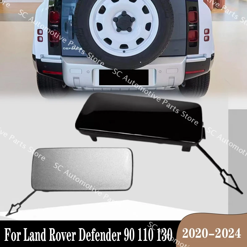 

LR129768 LR129767 Rear Bumper Trailer Hitch Tow Hook Hole Cover Trim For Land Rover Defender 90 110 130 2020 2021 2022 2023 2024