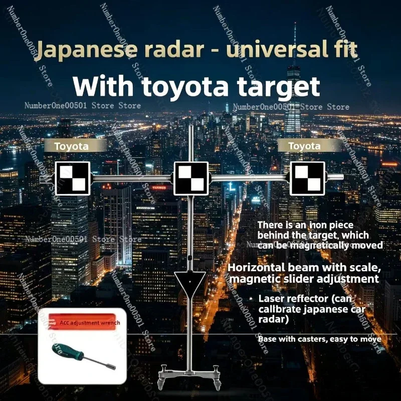 

ADAS Calibration Tool with ACC mmWave Radar for Japanese Korean Cars， and for Toyota Front Camera Calibration Target