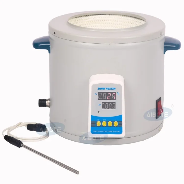 Aibote 5L Lab Reactor with 10000ml to 20000ml Heating Mantle 2L Magnetic Stirrer Laboratory Heating Equipment