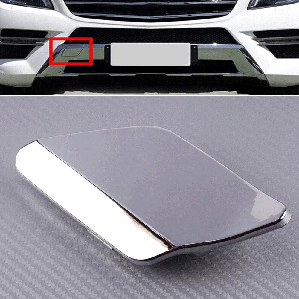 Front Bumper Tow Hook Cover Towing Eye Cover Cap 1PCS For Mercedes Benz ML-Class W166 ML250 ML350 ML400 ML550 4Matic 2012-2015