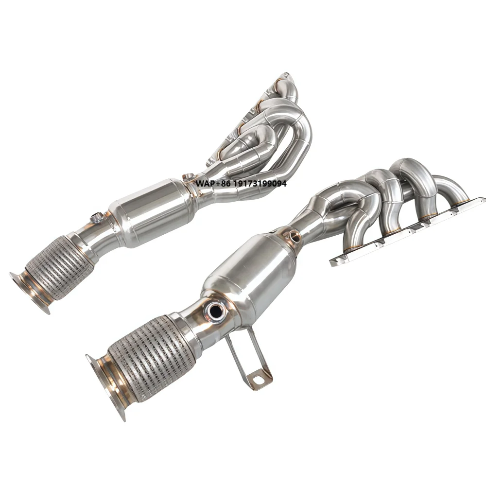 

High Flow Exhaust Manifold Catalytic Converter for Gallardo LP560-4 4.2 2008-2014 Downpipe Exhaust Pipe Racing