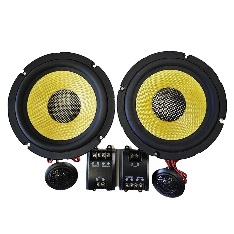 85W RMS Power 6.5 Inch 2-Way Component Car Speaker with High Quality for Car Door