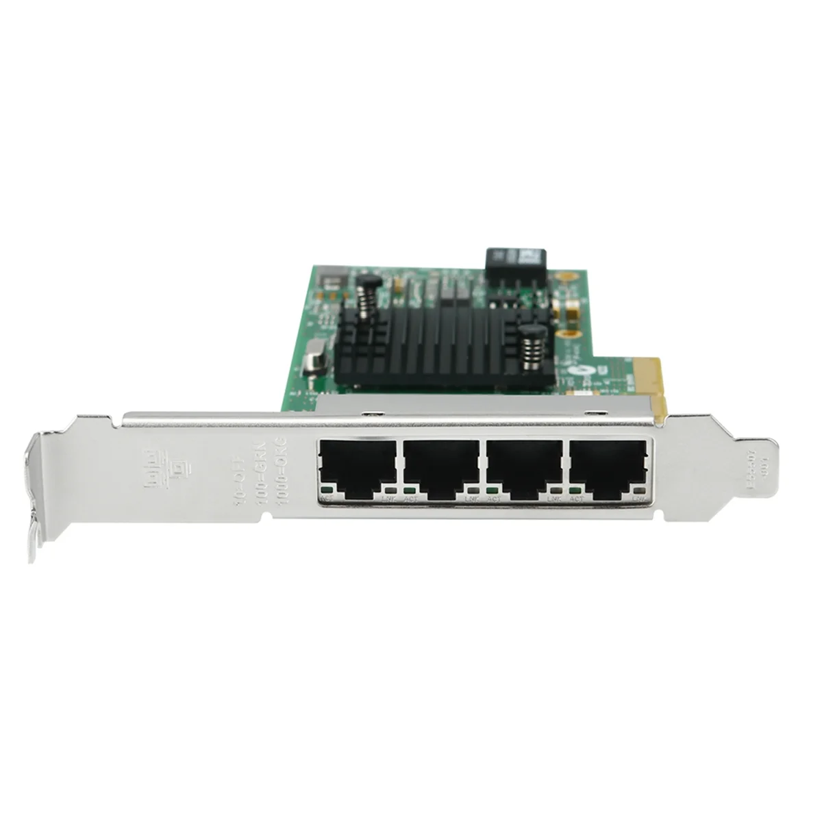 ABJU I350-T4V2 4 منافذ Pci-E X4 جيجابت إيثرنت بطاقة الشبكة رباعية Rj45 خادم داخلي Nic 1000mbps للكمبيوتر المكتبي
