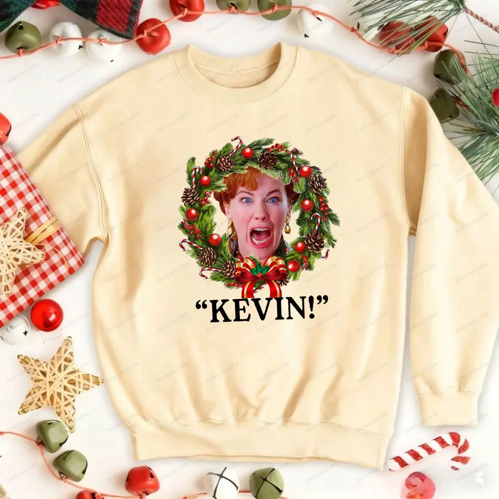 كيفن هوم وحده عيد الميلاد البلوز كيت McCallister المنزل وحده قمم المنزل وحده عطلة سترة كيت McCallister هدية هوديس
