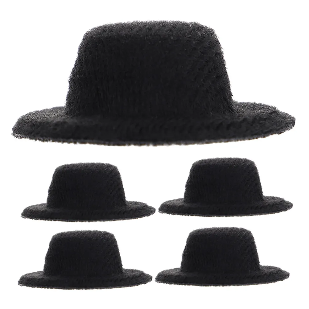 Mini sombreros decorativos pequeños de 5 uds., materiales ligeros para decoración de fiestas artesanales, mini sombrero ruso Banya