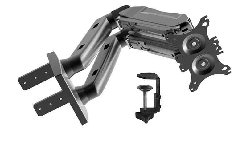 

'Charmount Max VESA 100*100mm Dual Monitor Stand Double Mount Desk Monitor