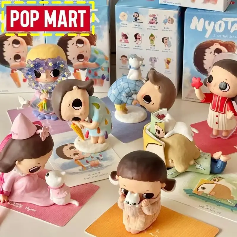 

In Stock Genuine Pop Mart Nyota I Am The Seasons Blind Box Seasonal Themed Pvc Anime Figure Collectible Kawaii Birthday Gifts
