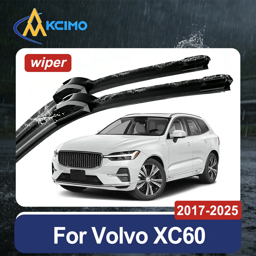 

Front Wiper Blades Complete 2-Piece Kit For Volvo XC60 2017-2025 Windshield Wipers Silent Reliable in Rain & Snow Direct Fit