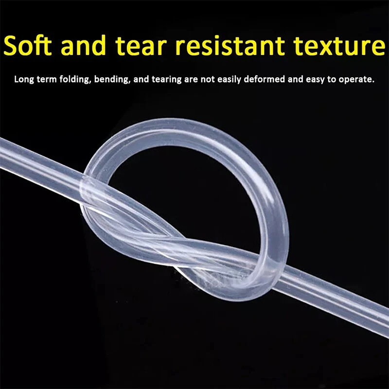 1/5/10M Food Grade Clear Transparent Silicone Rubber Hose ID 1 2 3 4 5 6 7 8 9 10 12 13mm O.D Flexible Nontoxic Silicone Tube