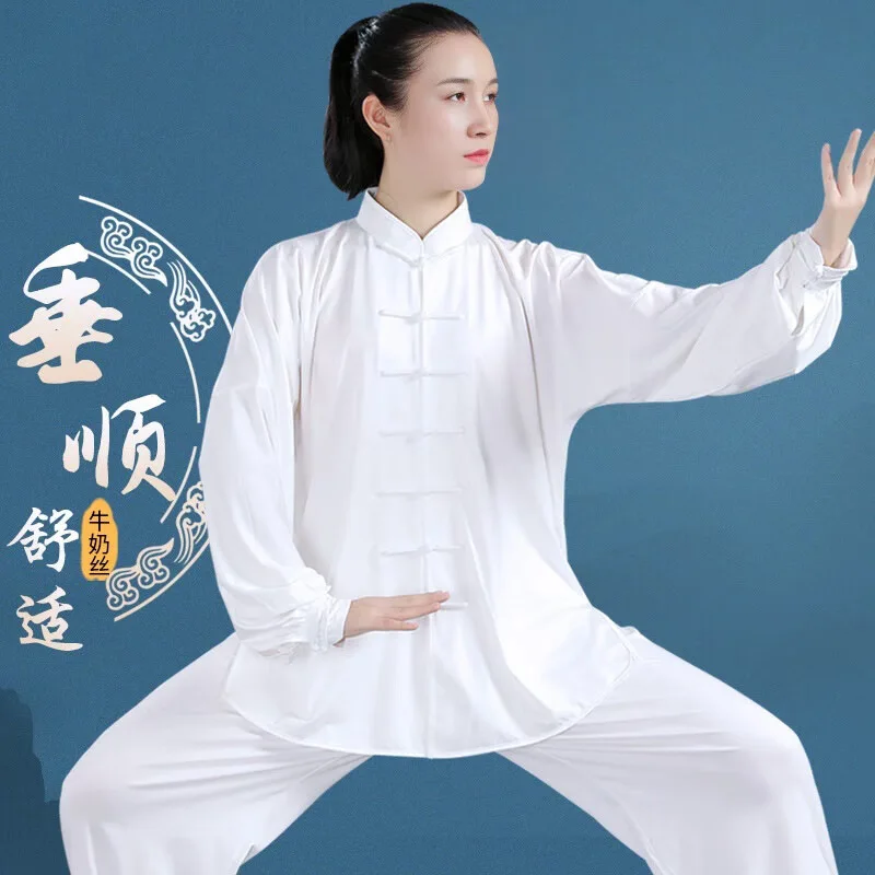 Tai Chi Practice Clothing Morning Exercise Clothing Men Women Wushu Outfit Sets Martial Arts Performance Costume