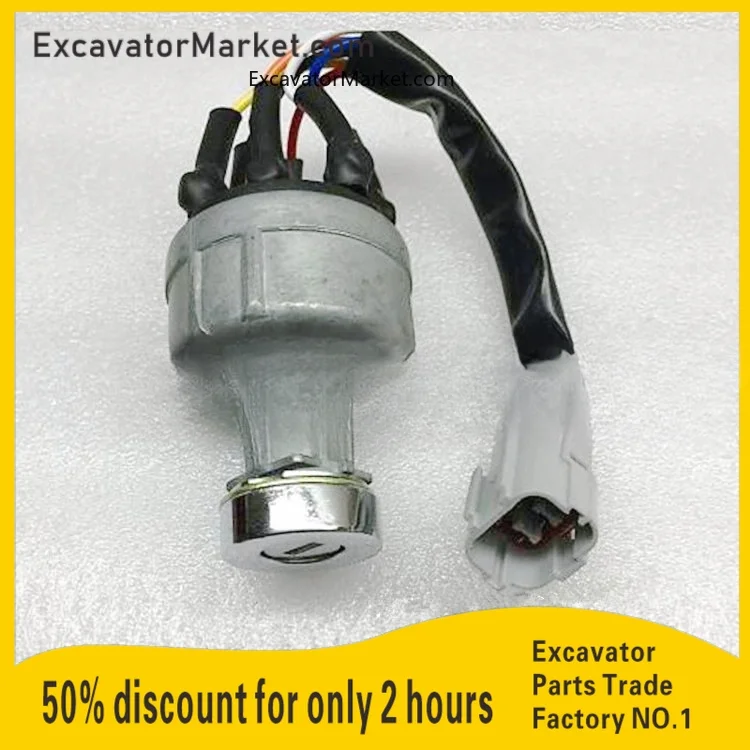 

For SANY SY Excavator ignition switch lighter Start switch excavator accessories For excavator