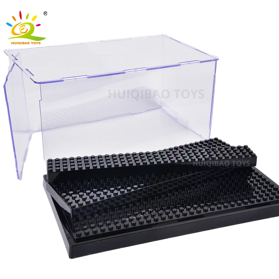 HUIQIBAO 3-stufige, staubdichte Vitrine aus Acryl für Sammlerstücke, Spielzeug und Geschenke für Erwachsene – Detail 12