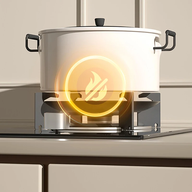 เตาแก๊สหัวเดียว 5.2KW - เตาไฟรุนแรงพร้อมระบบดับเพลิงอัตโนมัติ, เตาแก๊สธรรมชาติในครัวเรือนสำหรับห้องครัว