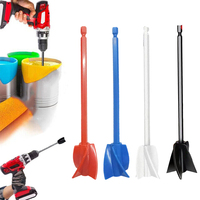 Epoxy Mixer Paint Drill Attachment Paddle Consistency Liquids Resin Head Stirrer Power Mixer Blade Drill Tool Paint Stirring Rod