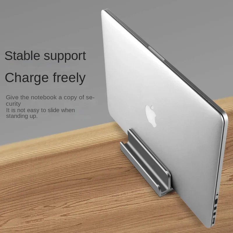 Vertical Laptop Stand Holder Foldable Aluminum Notebook Stand Laptop Tablet Stand Support for Macbook Air Pro PC 7-17 Inch