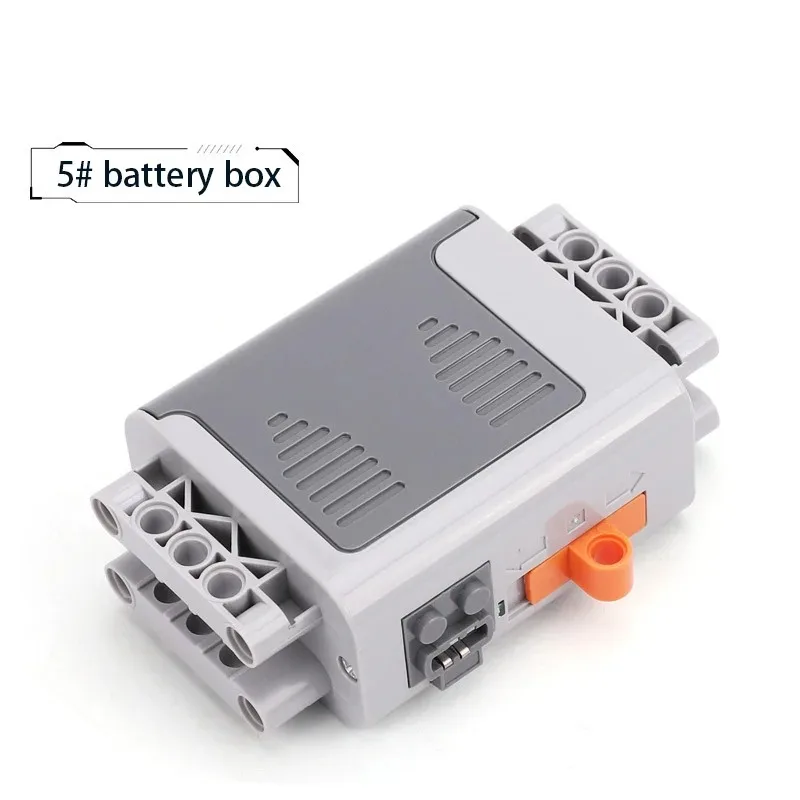 Electric Motor Set the Car Remote Control Battery Box Switch with Led Light Power Function MOC Building Blocks Cars Motor Toys