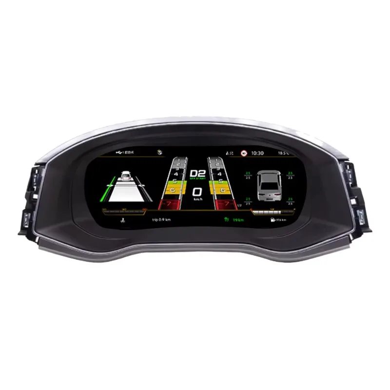 Android System Car Digital Speedometer Instrument Cluster for Golf Car Dashboard Lcd Display