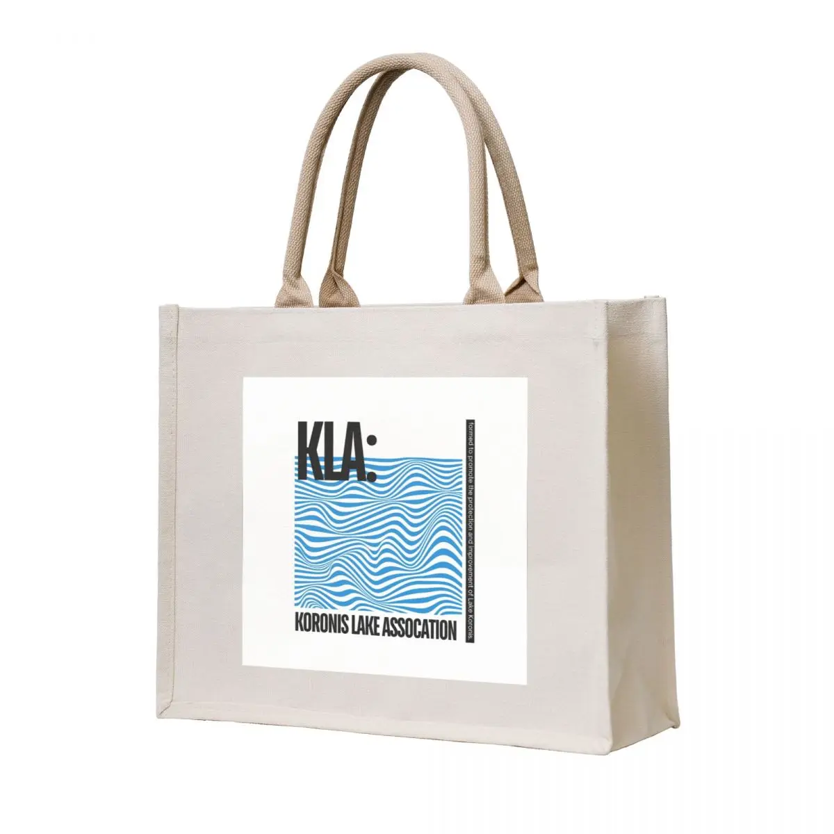 

Koronis Lake Association Abstract Tote Bag foldable reusable bag tote bag men's Shopper
