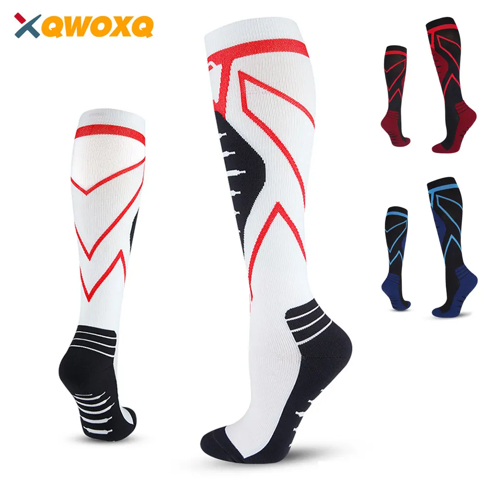 1Pair Running Compression Socks Stockings 20-30 Mmhg Men Women Sports Socks for Marathon Cycling Football Varicose Veins Legging