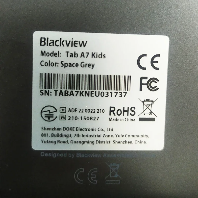 Ekran dotykowy 10.1 cala do tabletu Blackview Tab 7 70 Wi-Fi 4G LTE PRO A7 dla dzieci, digitizer, panel dotykowy, szybka TAB7 Wi-Fi — zdjęcie produktu 6