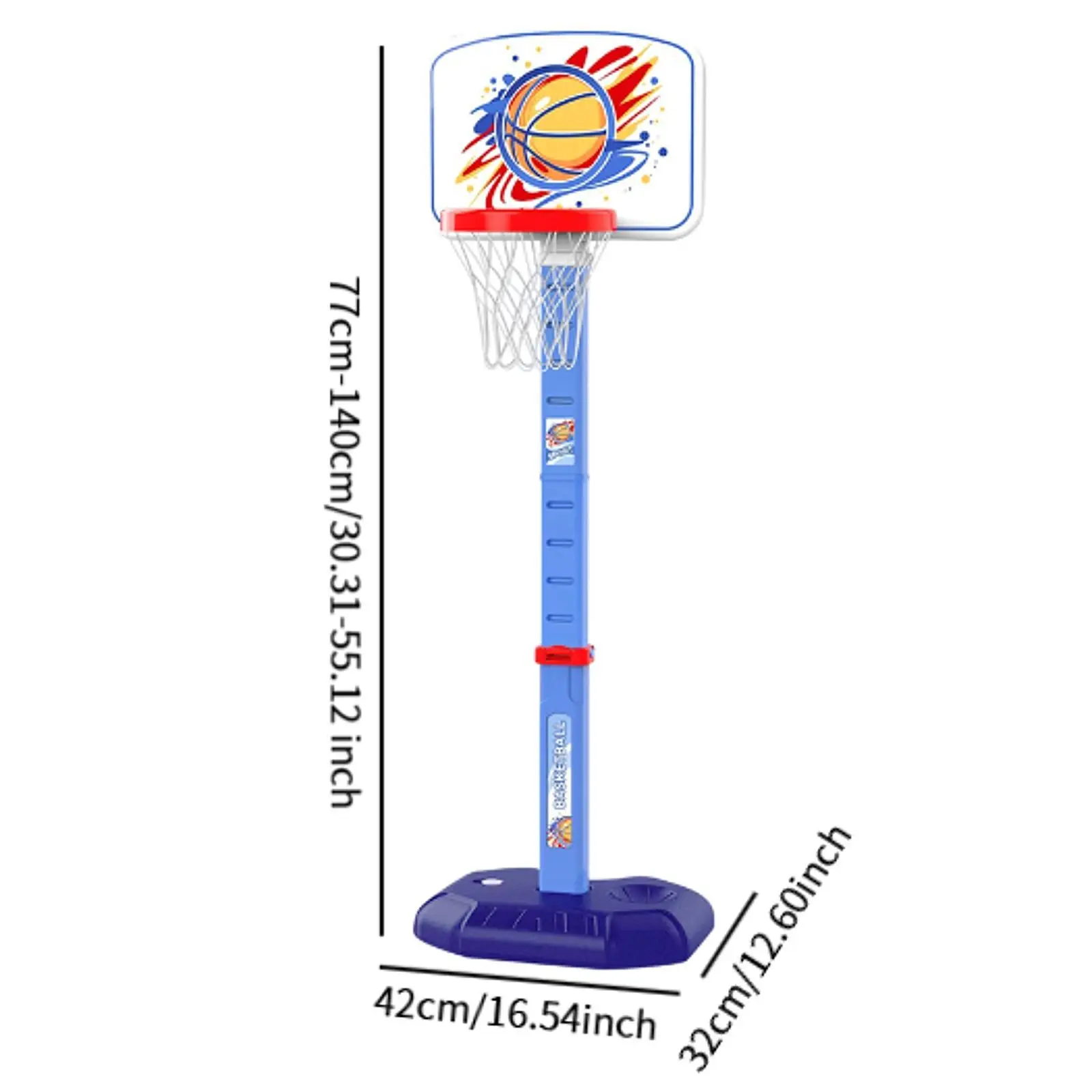 Basketbalring voor kinderen, speelgoed voor binnen en buiten, draagbare basketbaldoelen, interactiespelspeelgoed