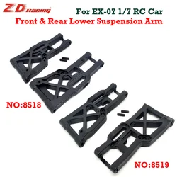 Front Rear Lower Suspension Arm Lower Swing Arm #8518 #8519 for ZD Racing 1/7 EX-07 EX07 RC Car Original Upgrade Parts