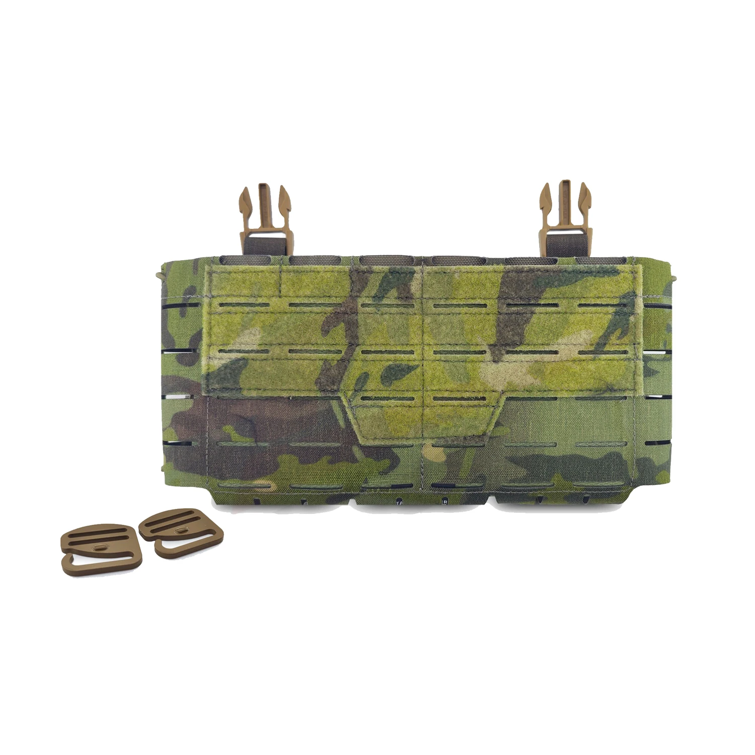SC Front Panel V4 Vest Chest Hanging Expansion Bag Tactical Magazine Pouch Airsoft Triple 5.56 Molle Conversion Mag Pouch Gear