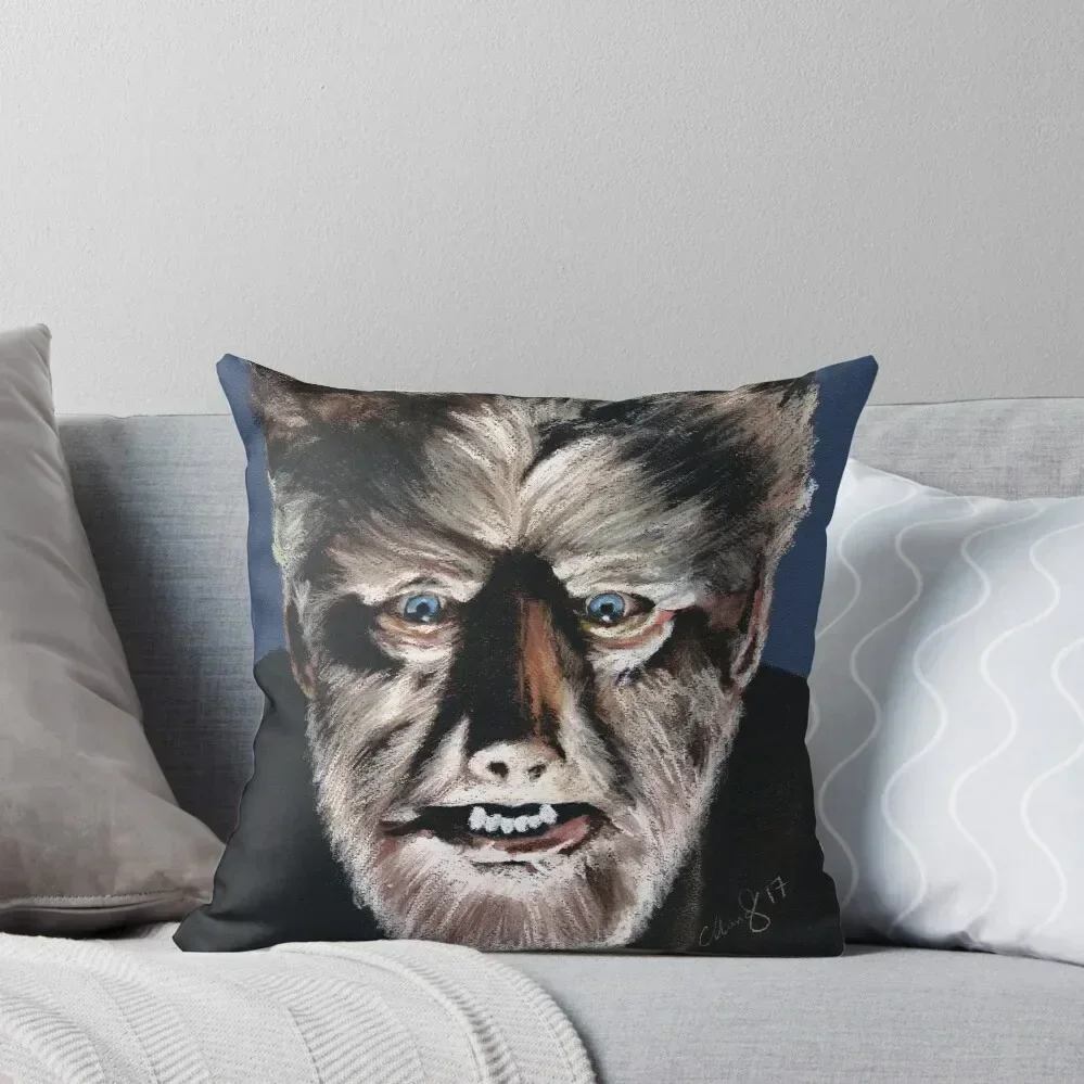 The Wolfman - Lon Chaney Throw Pillow Pillow Cases Christmas Pillows pillow