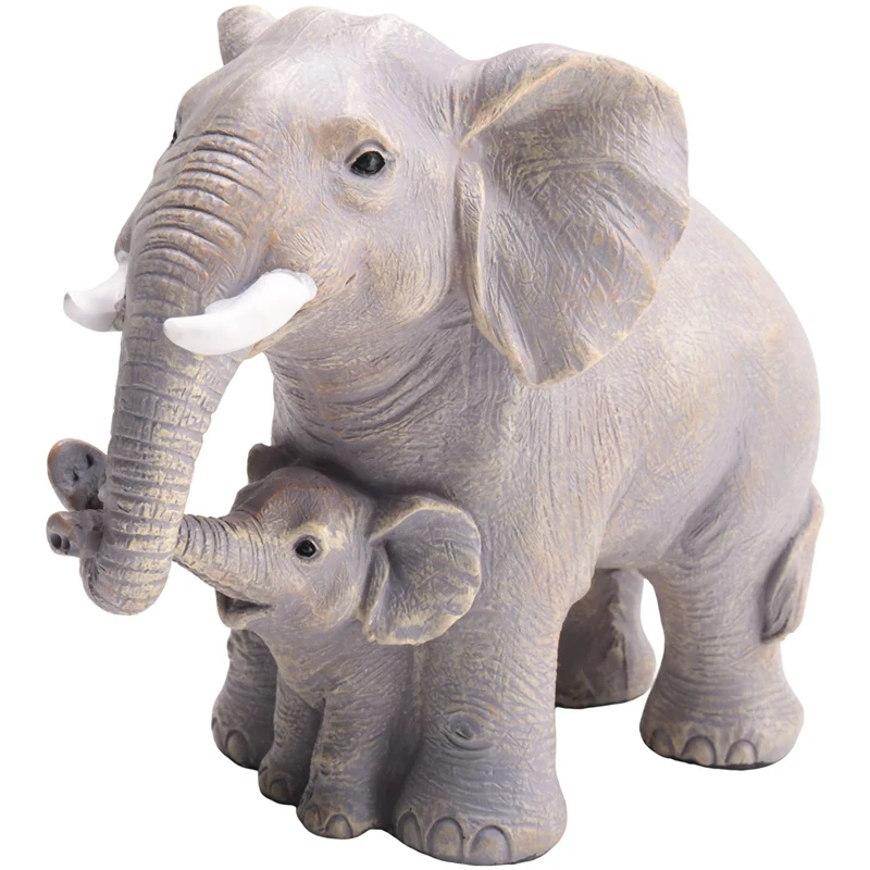 

Elephant Statue - Elephant Decor - Elephant Gifts For Women - Home Decor Office Bookshelf TV Stand Living Room 18X10.5X15cm