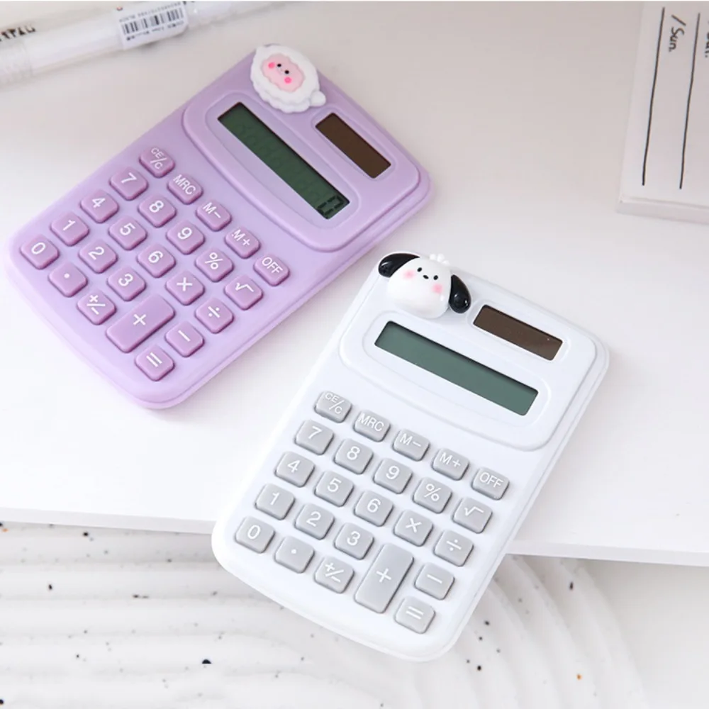 Cartoon Cute Calculator Fashion Mini Portable Small Calculator Portable Office Computer for Primary School Students