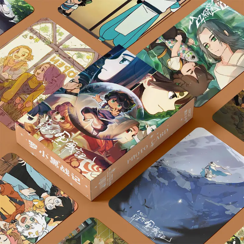The Legend of Luo Xiaohei Laser Lomo Card Album Characters Photocard Collection Cards Random Cover