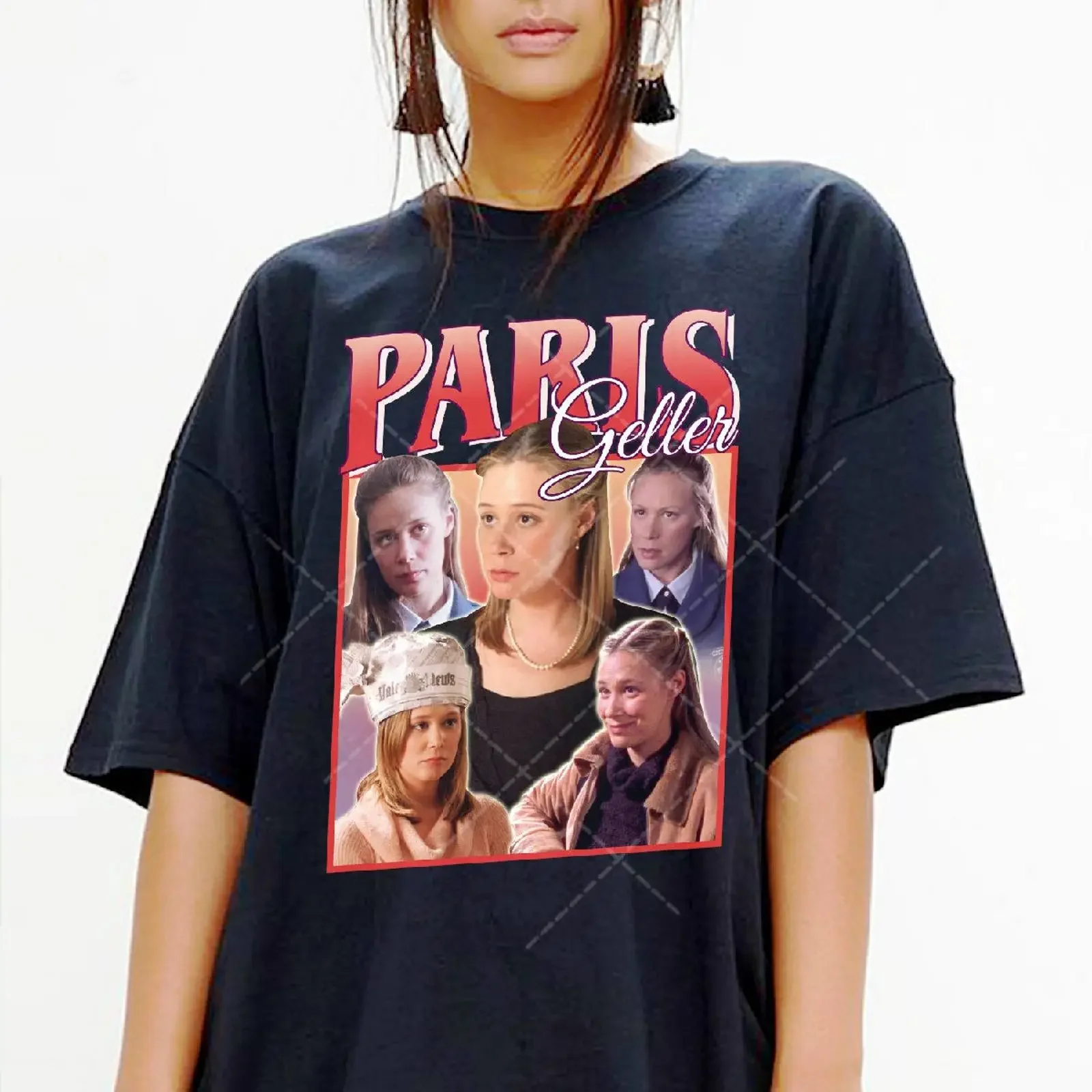 Paris Geller Liza Weil Vintage 90s Homage T Shirt Retro Fan Merch  vintage Washed Casual graphic Breathable streetwear