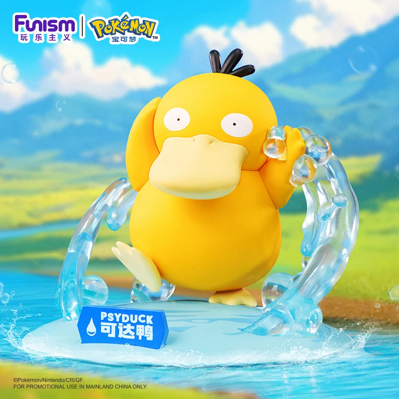 FUNISM New Style Pokemon Action Figures Original Weezing Sirfetch\'d Figurine Psyduck Pichu Anime Model Pocket Monster Toys Gift
