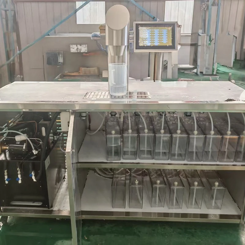 Cocktail machine, bartender table, water bar console, commercial stainless steel cocktail cabinet equipment