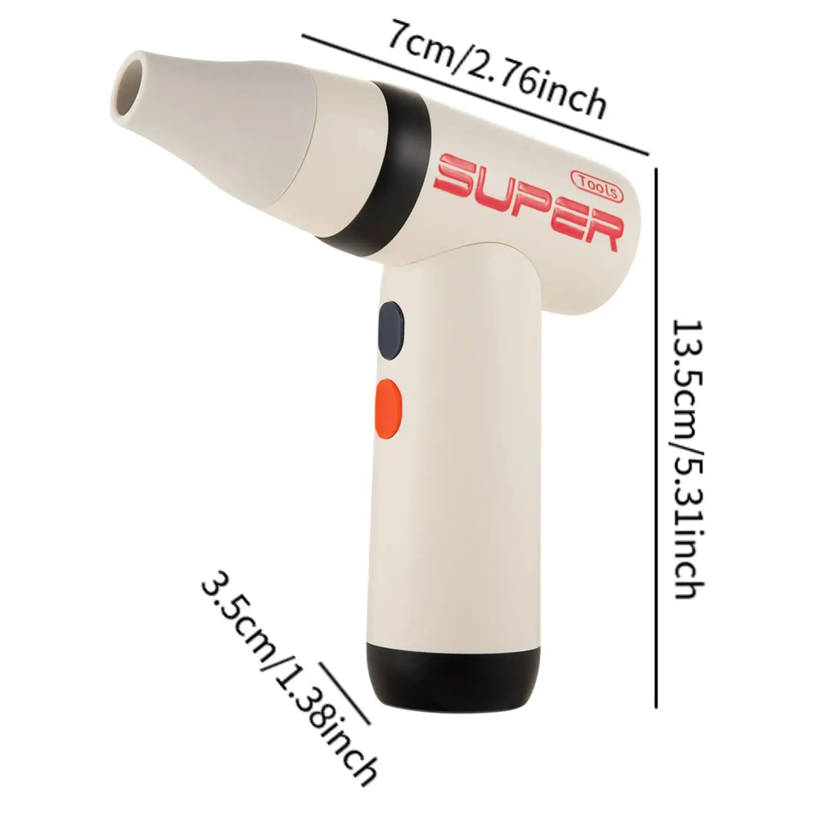 Portable Hair Dryer Small (Only Cold Wind Mode) for Women Men Outdoor Hotel
