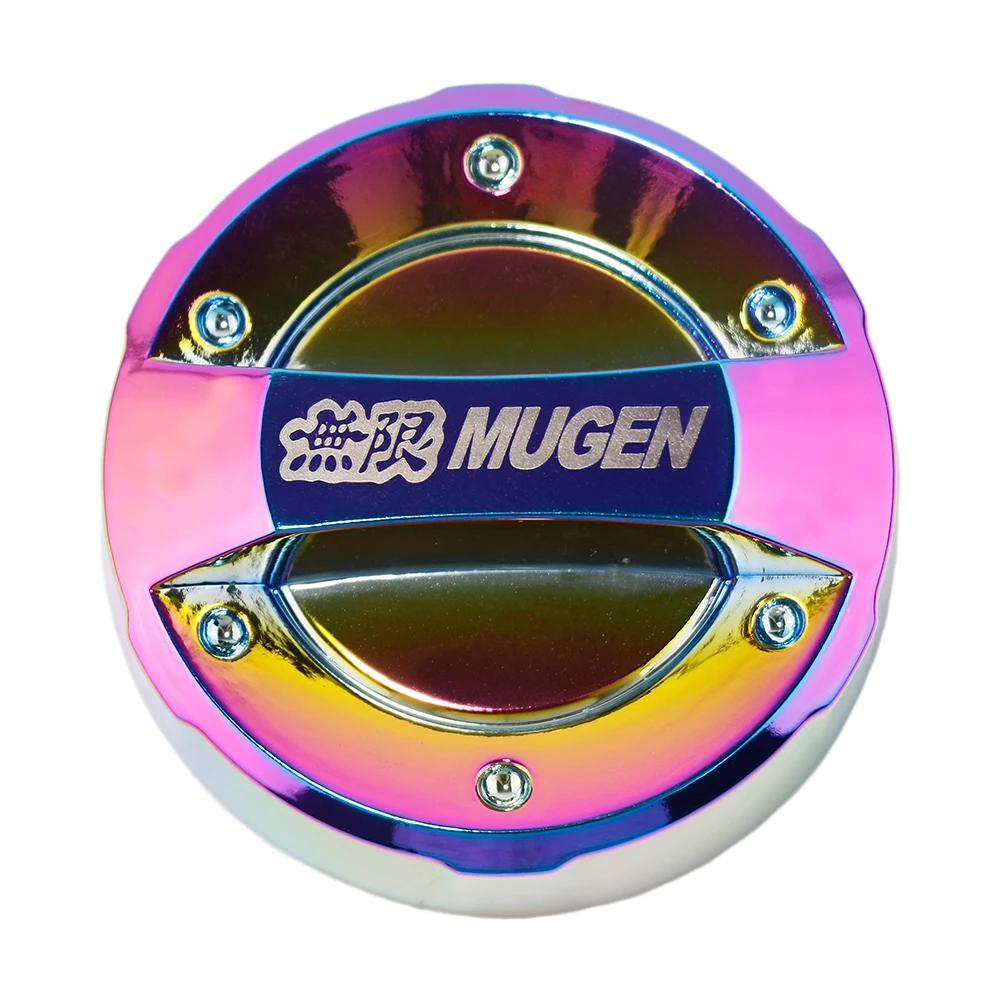 neo chrome Mugen Decorate Fuel Oil Tank Cap Auto Gas Cover For Honda DC5 CIVIC NSX S2000 RSX INTEGRA