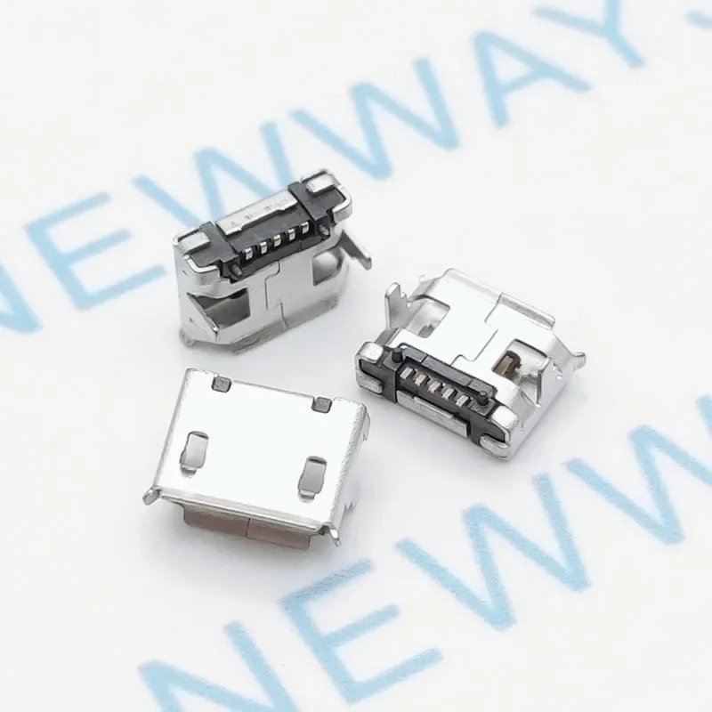 50Pcs Micro Usb 5Pin Dip2 High 7.2Mm Jack Connector For Mobile Phone Pda Tablet Charging