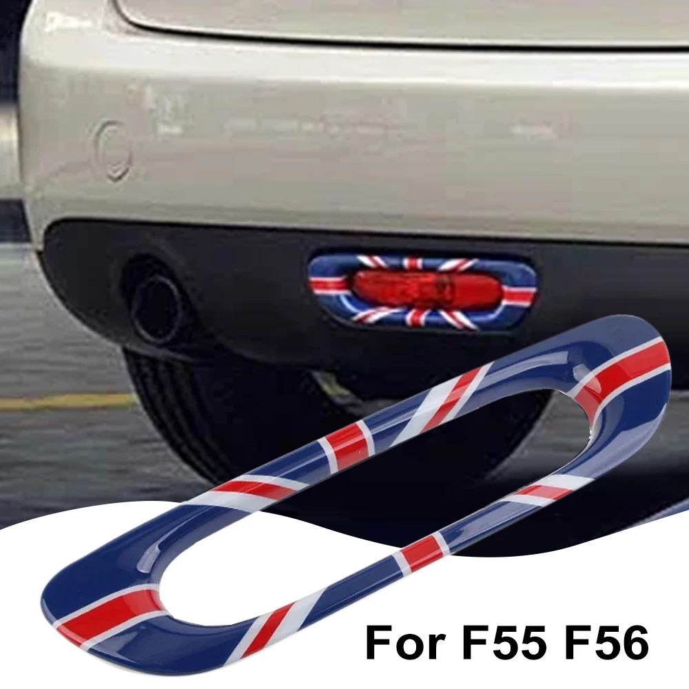 Car Styling Rear Tail Fog Light Lamp Frame Trim Covers Shell Sticker For Mini Cooper JCW S One F55 F56 Hatchback Car Accessories