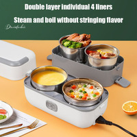 Portable rice cooker insulated meals a musthave portable insulated lunch box office workers Bento Box SelfHeating Steaming Box