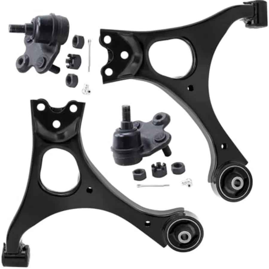 

4PC Front End Control Arms Kit for 0611 Acura CSX Honda Civic 2 Lower Control Arms 2 Lower Ball Joints 2006 2007 2008 2009 2010