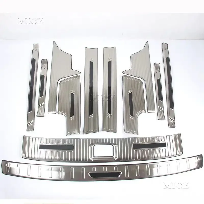 

Car Accessories Stainless Steel Rear Bumper Protector Sill Trunk Tread Plate Trim For Nissan PATHFINDER - 2024