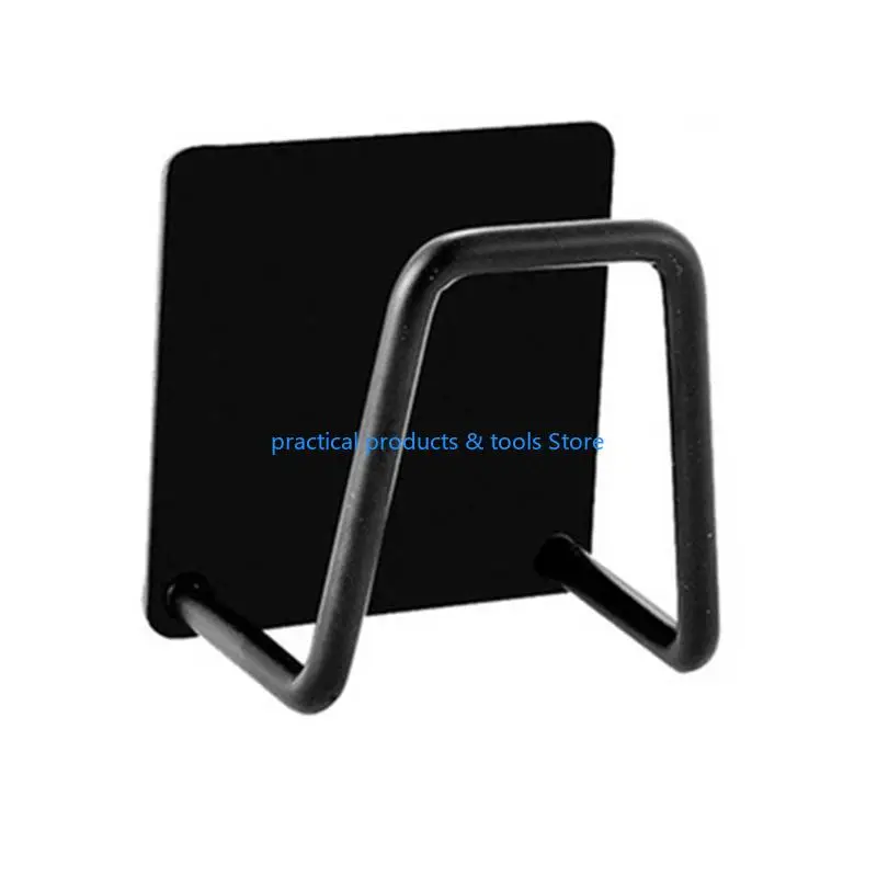

77JB 304 Stainless Steel Sponge Holder Adhesive Drain Drying Rack Storage Holder for Home Kitchen Sink Sponges Steel Wire